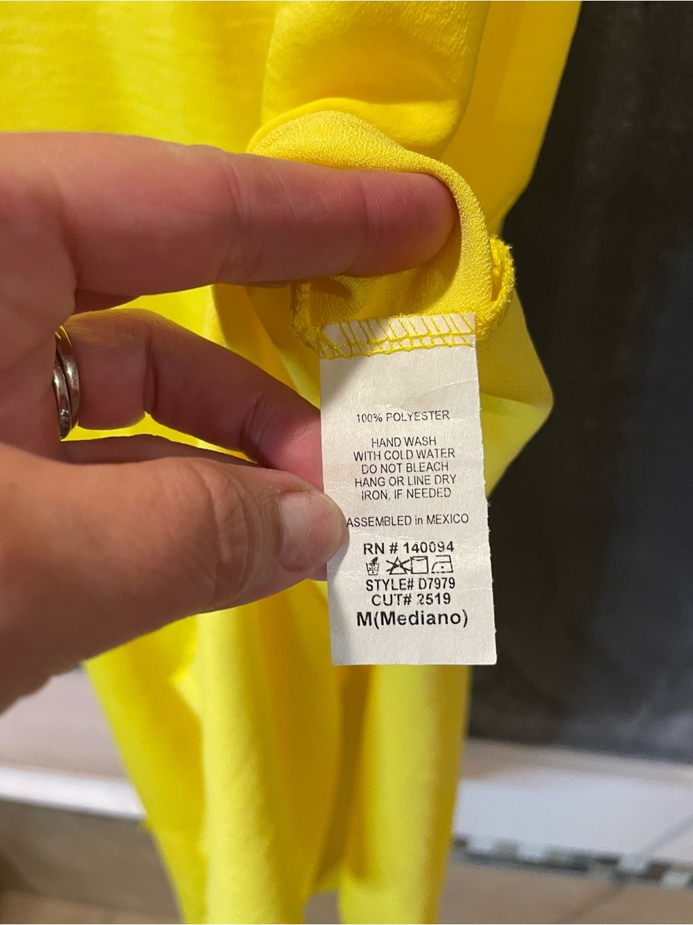 NWT See You Monday Yellow Maxi Slip Dress Medium Side Slits Summer Vacation - Picture 9 of 10